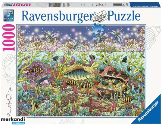 Alkonyat a víz alatti királyság puzzle-ben 1000 darab