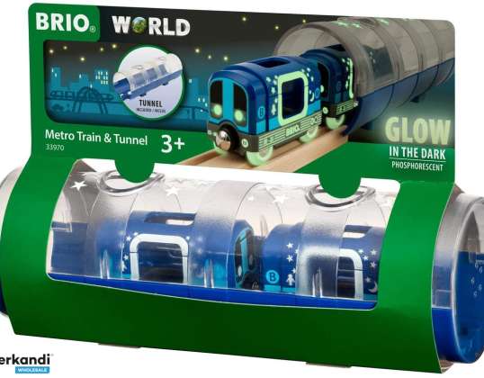 BRIO 33970 Tunelová skrinka metra žiari v tme