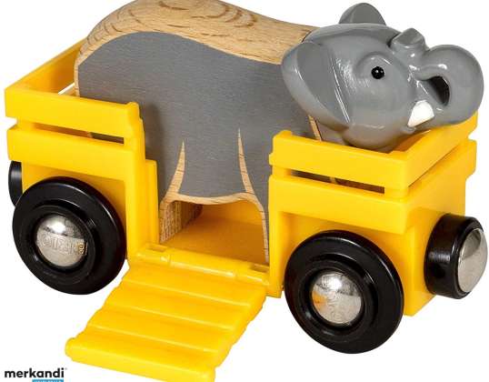 BRIO 33969 Animal Wagon Elefante