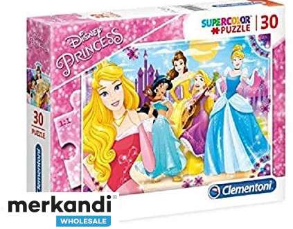 Clementoni 08503 30 Teile SuperColor dėlionė Disney princesė