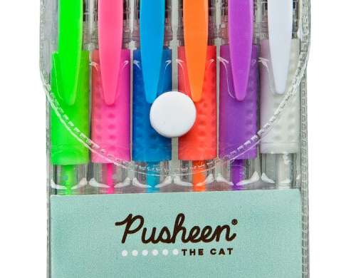 Pusheen 6 stylos gel