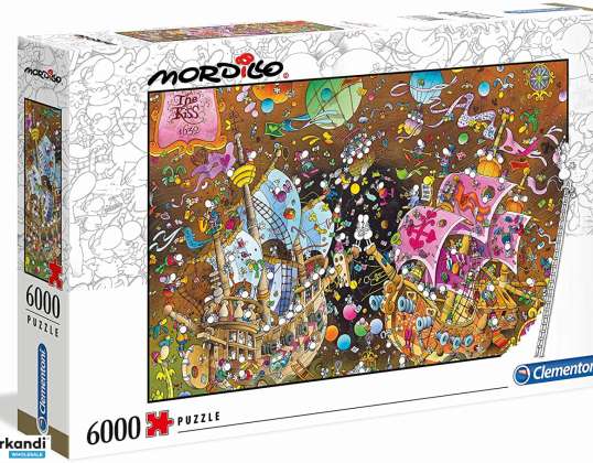 Mordillo Collection 6000 Peças Puzzle O Beijo