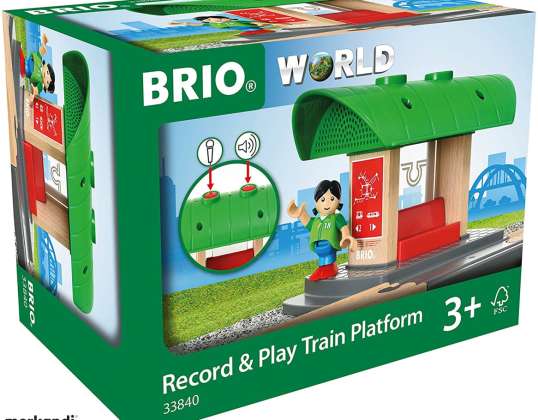 BRIO 33840 station met opnamefunctie