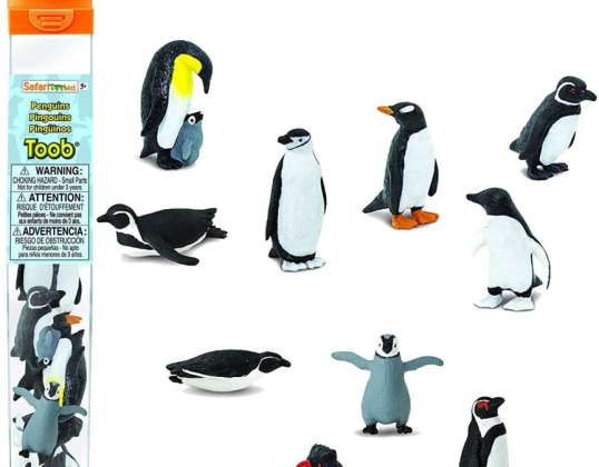 Safari 683404 penguins toob miniature replica