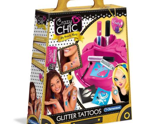Crazy Chic Glitter Tatuagens