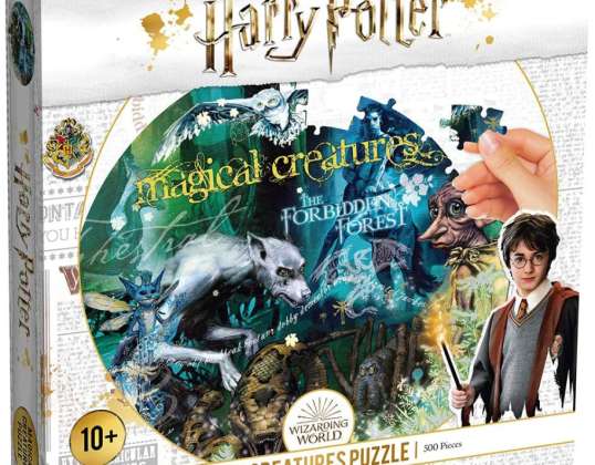 Winning Moves 39567 Harry Potter Magical Beasts 500 Pieces Puzzle