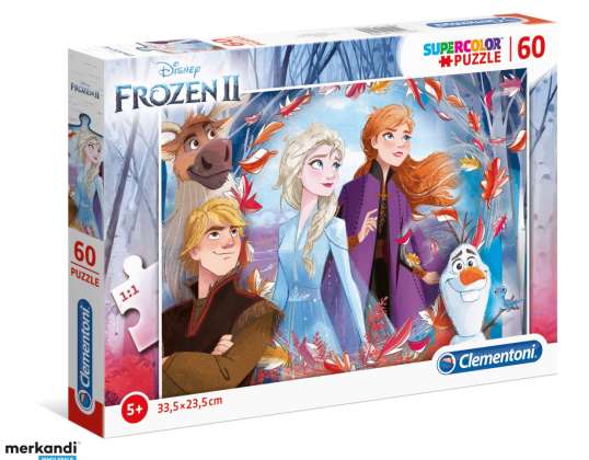 Clementoni 26058 Frozen 2 60 Teile Puzzel Supercolor