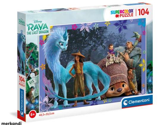 Clementoni 27156   104 Teile Puzzle   Disney Raya and the last Dragon