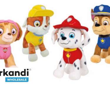 Paw Patrol plysj Tall 4 ganger assort.  37cm