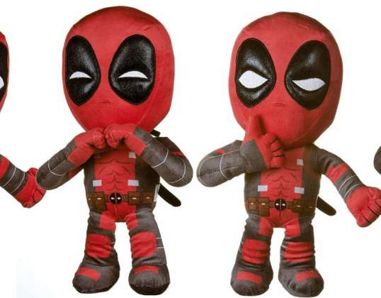 Marvel: Deadpool plyšové figurky 4 zadek 23/30cm