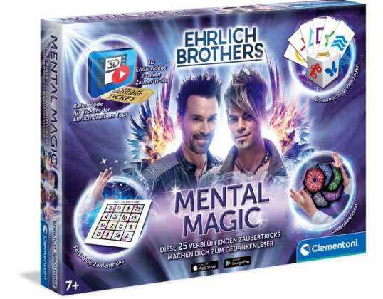 Clementoni 59182 Magiczne pudełko Mental Magic Box Bracia Ehrlich