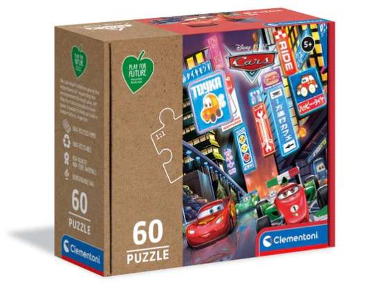 Clementoni 26999 autók 60 Teile puzzle játék a jövő számára