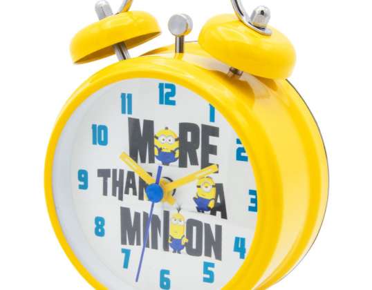 Minions 2 réveil en métal 8 cm à piles 1x AA non inclus