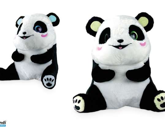Plysj figur sittende baby panda 2 ass. 50 cm