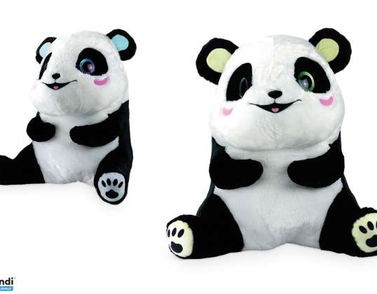 Plys figur siddende baby panda 2 røv. 50 cm