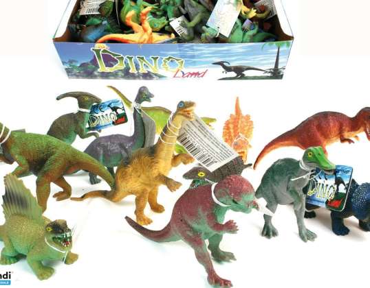 Plastic dinosaur in box 12 ass. 12 14 cm