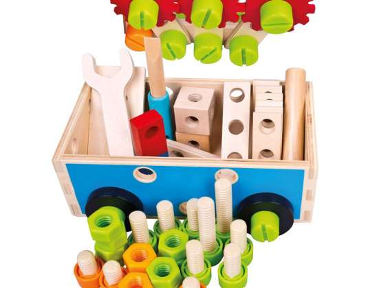 Bino & Mertens Caixa de ferramentas colorida Ferry