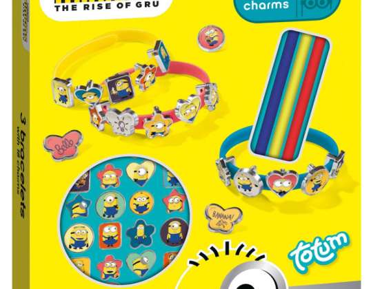 Minions 2 bracelets set with 18 pendants