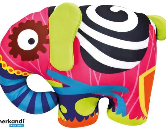 Bino & Mertens Elephant färgglada 39x30 cm