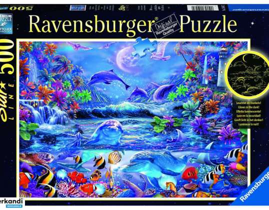 Ravensburger 15047 Mēness gaismas puzles burvībā 500 gabali