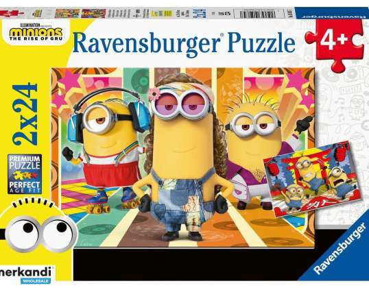 Ravensburger 05085 I Minions in Azione 24 pezzi Puzzle