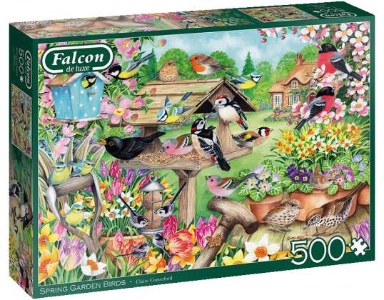 Falcon 11280 Spring Garden Birds 500 Piese Puzzle