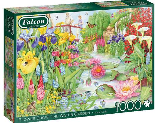 Falcon 11282 Çiçek Gösterisi: Su Bahçesi 1000 Teile Bulmaca