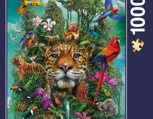 König des Dschungels   1000 Teile Puzzle