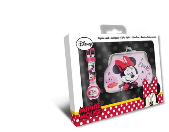 Porte-monnaie Minnie Mouse dans une boîte