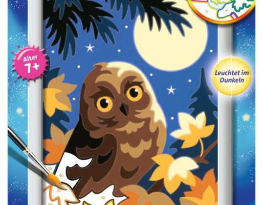 Ravensburger 28697 Owl in the Moonlight Painting by Numbers