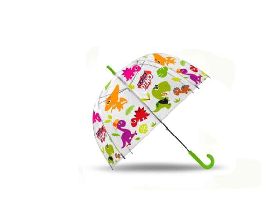 Crazy Dino   Regenschirm  Manuell  48 cm