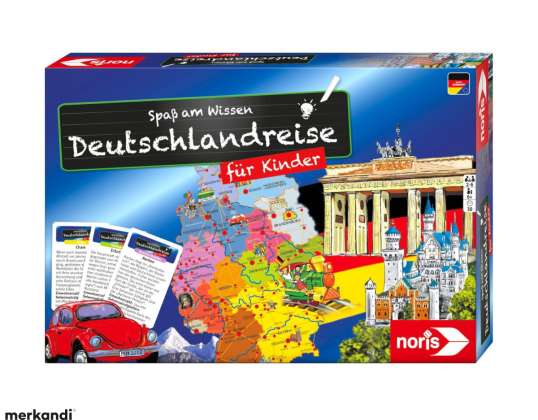 Nori's reis naar Duitsland voor kinderen Educatief spel