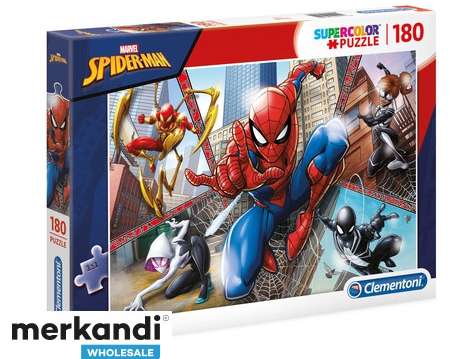 Clementoni 29302 180 Teile Puzzle Supercolor Homem-Aranha