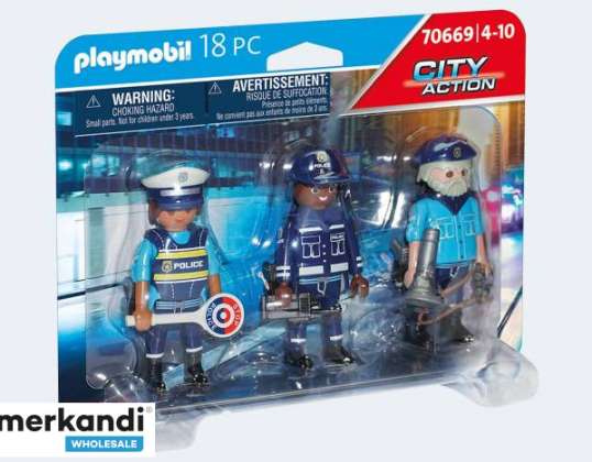 PLAYMOBIL® 70669 Playmobil Figuur Set Politie