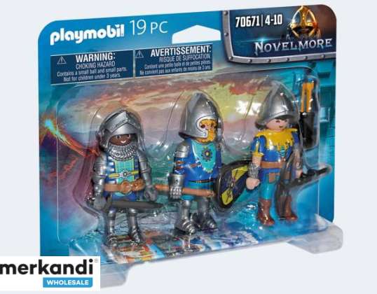 PLAYMOBIL® 70671   Playmobil 3er Set Novelmore Ritter