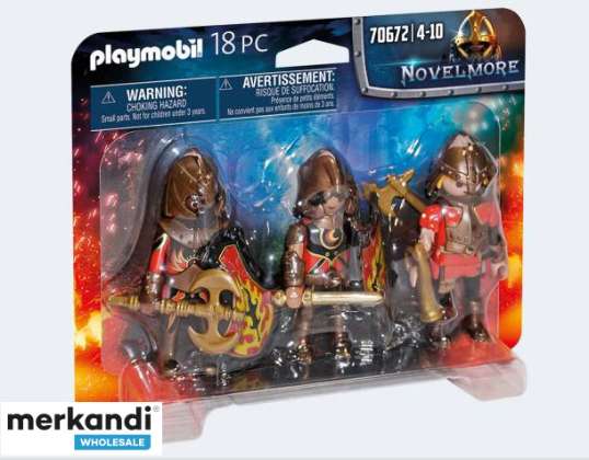 PLAYMOBIL® 70672 Playmobil Set de 3 Burnham Raiders