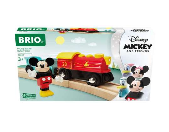 BRIO 32265 Tren de Mickey Mouse alimentado por batería