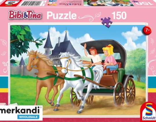 Bibi & Tina Carriage Ride 150 Piece Puzzle