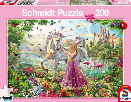 Beautiful Fairy in the Enchanted Forest 200 Piece Puzzle