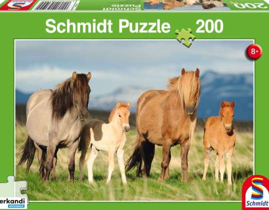 Horse Family 200 Piece Puzzle
