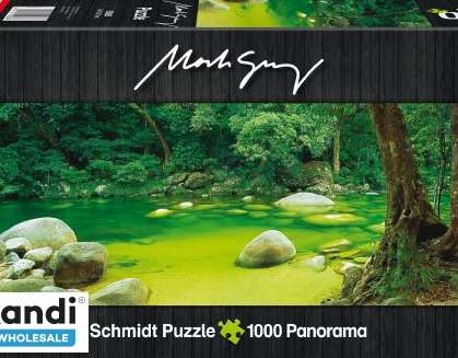Mark Gray Panorama Puzzle Mossman Gorge Queensland Australia 1000 Piece Puzzle