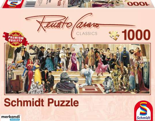 Renato Casaro   Panoramapuzzle  100 Jahre Film   1000 Teile Puzzle