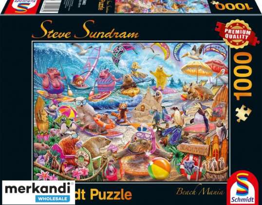 Steve Sundram Beach Mania 1000 Peças Puzzle