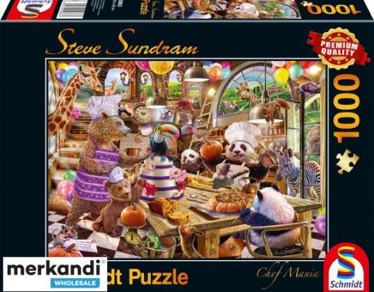 Steve Sundram Chef Mania 1000 piese puzzle