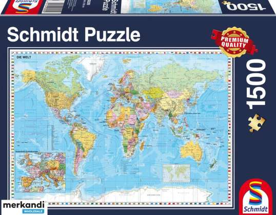 Il puzzle mondiale da 1500 pezzi
