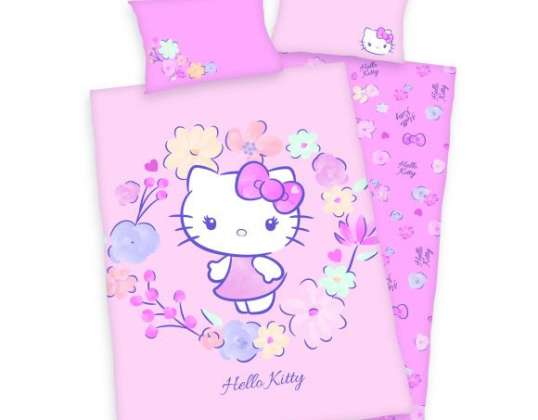Hello Kitty lenjerie de pat flanel 40 x 60 / 100 x 135 cm