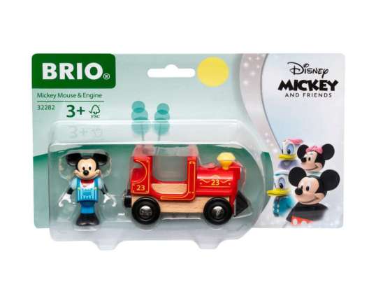 BRIO 32282 Locomotora Mickey Mouse