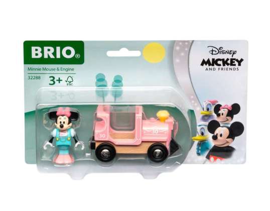 BRIO 32288 Locomotiva Minnie Mouse