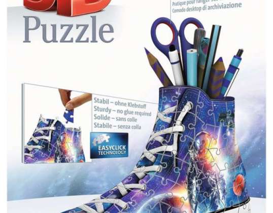 Ravensburger 11251 Sneaker Astronauts in Space 3D Puzzle 108 pieces