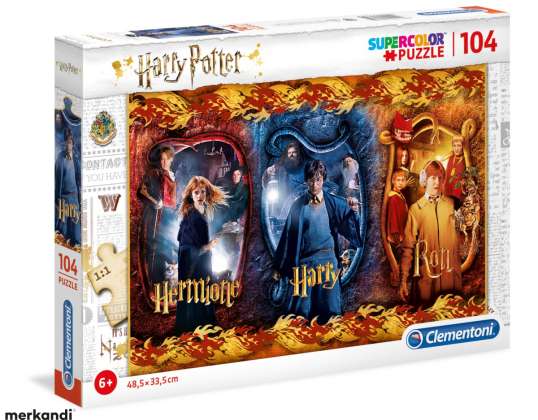 Clementoni 61885 104 Teile Puzzle Harry Potter: Hermiona Harry Ron